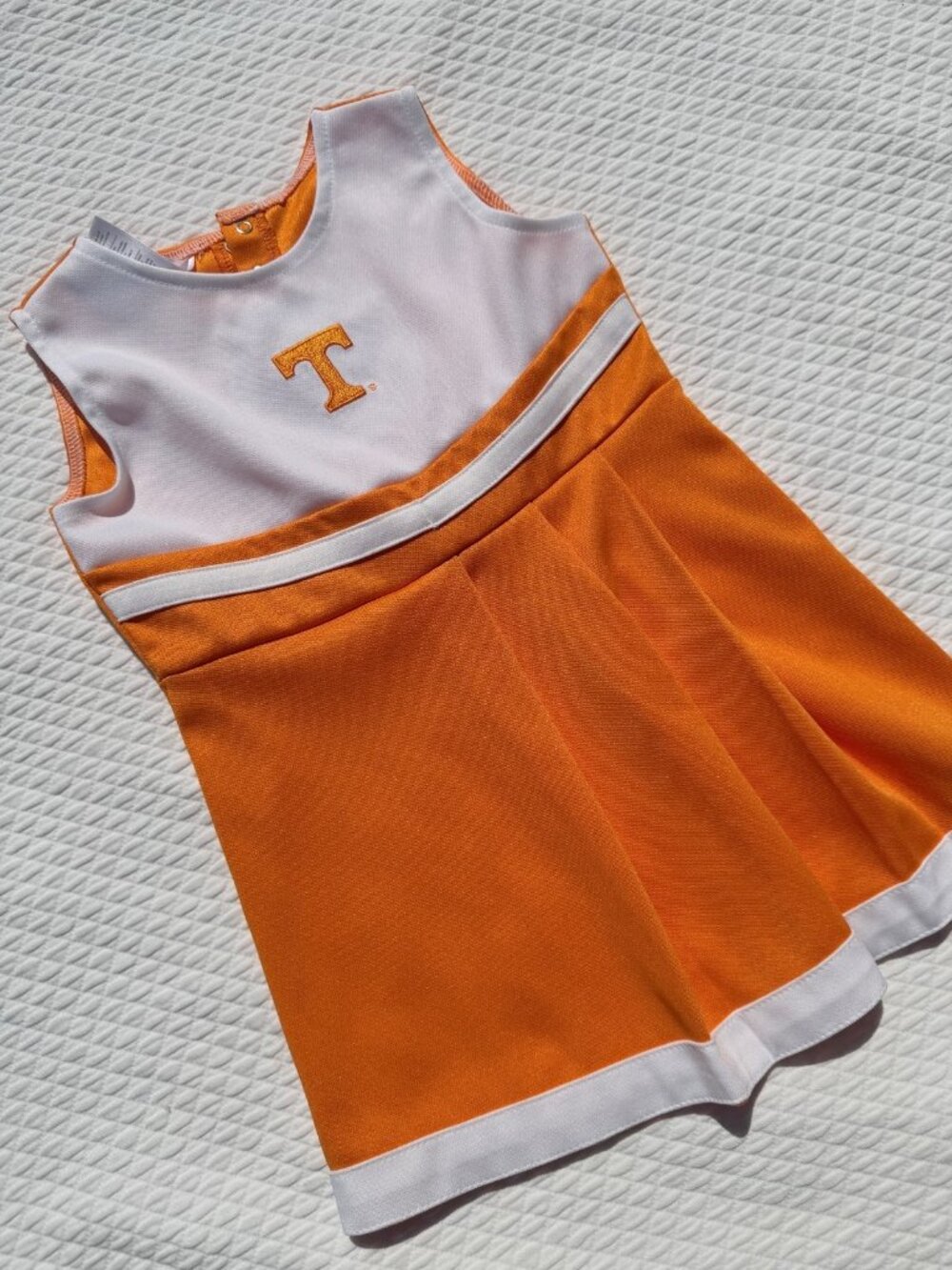 University of Tennessee GO VOLS Girls 3T Cheerleader Outfit Dress Orange 1 piece